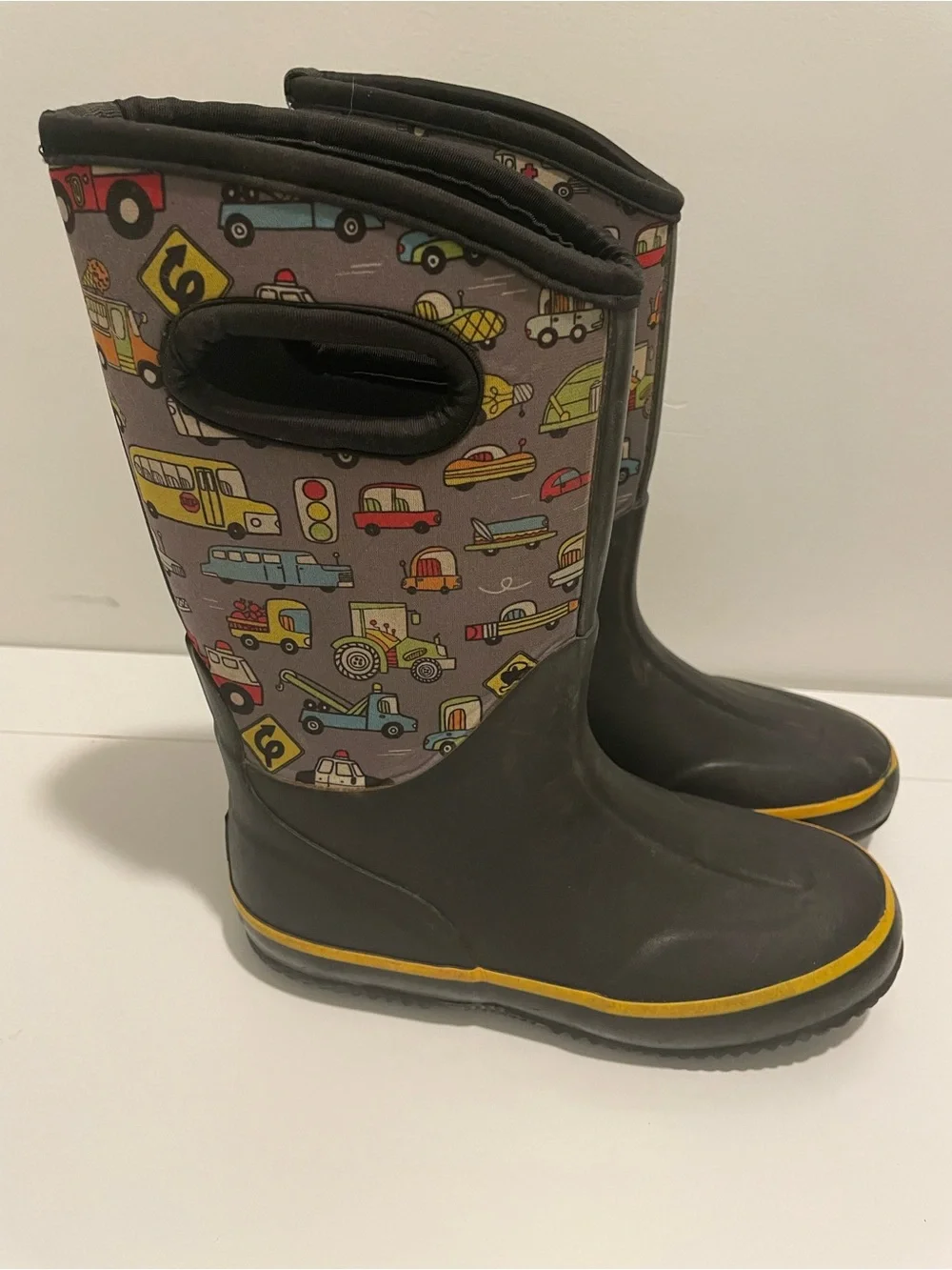 Lone Cone Brand Kid's size 2 Waterproof Winter Boots Rush Hour Mudboots Pull On